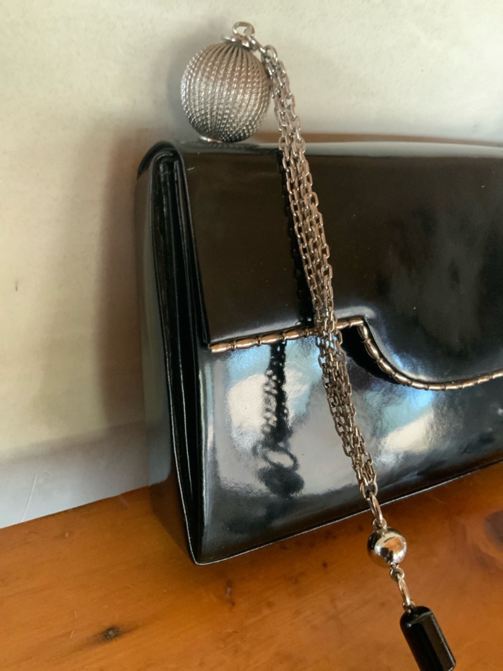 Cesare Piccini x Charles Jourdan Vintage Patent Shoulder Bag - Picture 8 of 16